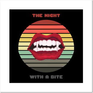 Sunset Fangs / Night With a Bite Posters and Art